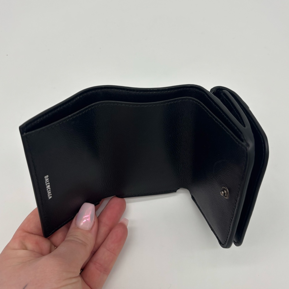 Balenciaga Le Cagole Mini Leather Wallet - Picture 8 of 14